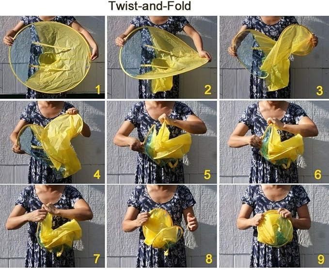 Portable Reusable Kids Raincoat – Waterproof EVA Hooded Rainwear for Children (3–11 Years)