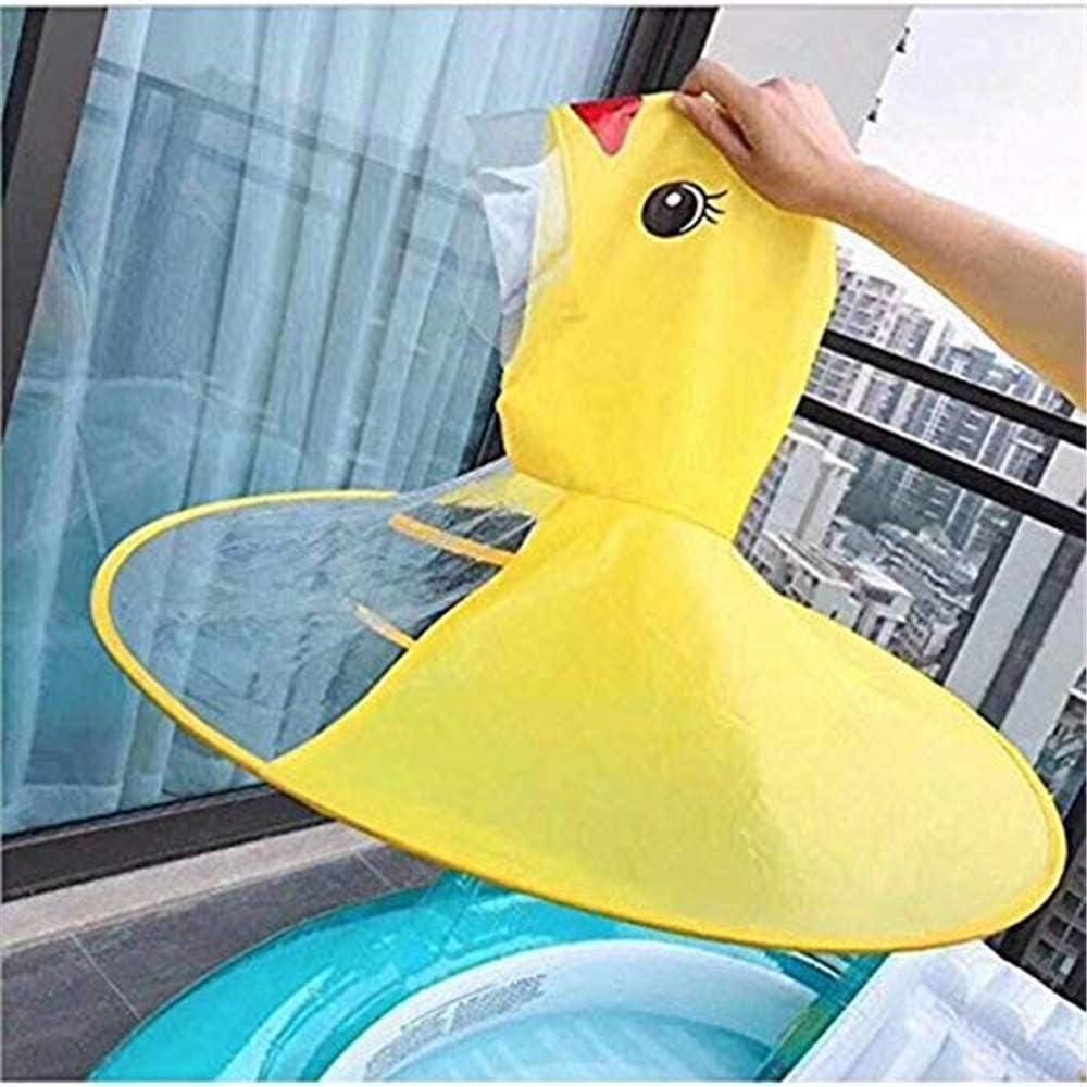Portable Reusable Kids Raincoat – Waterproof EVA Hooded Rainwear for Children (3–11 Years)