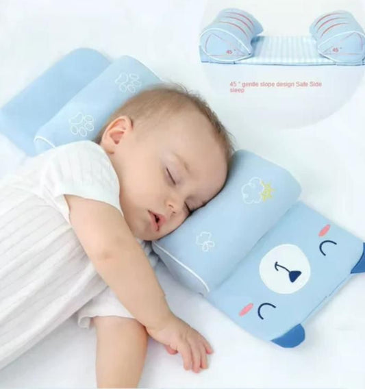 Soft Baby Neck Support Pillow – Ergonomic Head Shaping Cushion for Newborns (0-18 Months)
