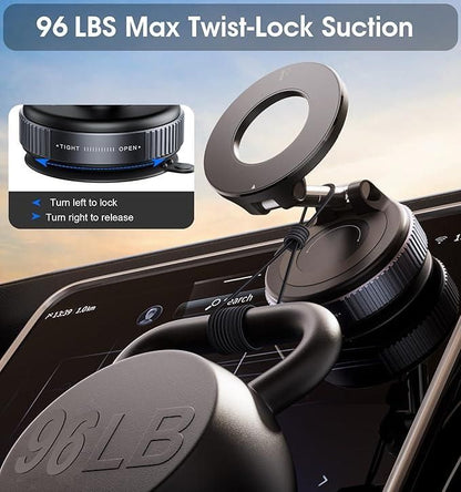 Vacuum Suction Magnetic Mobile Holder - MaisonKart